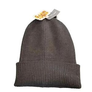 Melrose and Market Adult Unisex Black Ribbed Knit Beanie NWT NEW sz OS